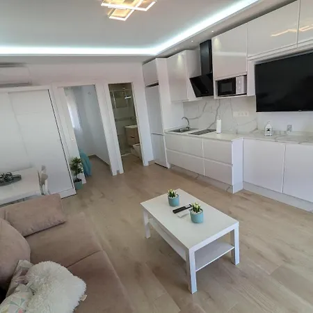 Apartman Beachfront Penthouse With Terrace In Sabinillas